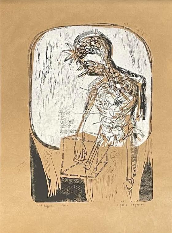 This Is Where The Shit Happens by Cecile Perret