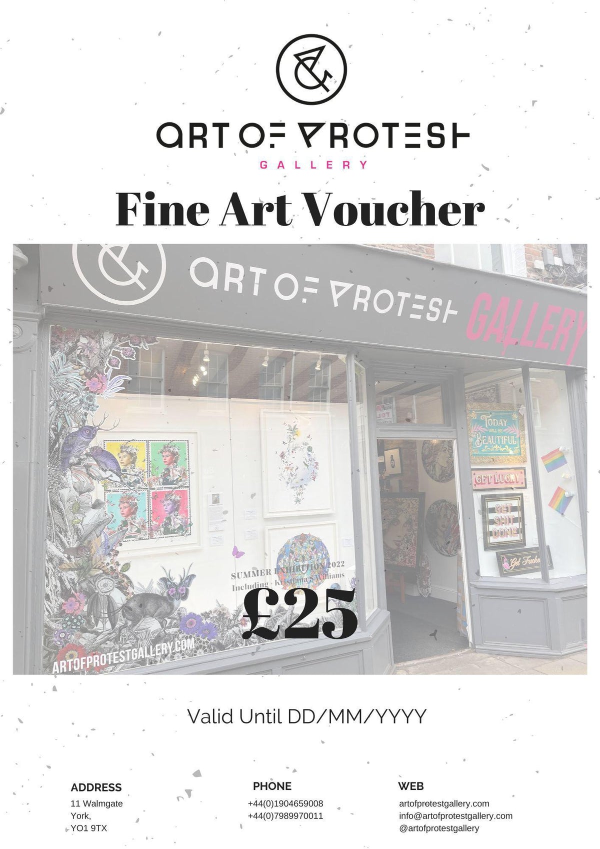 AoP Voucher by Art Of Protest Gallery