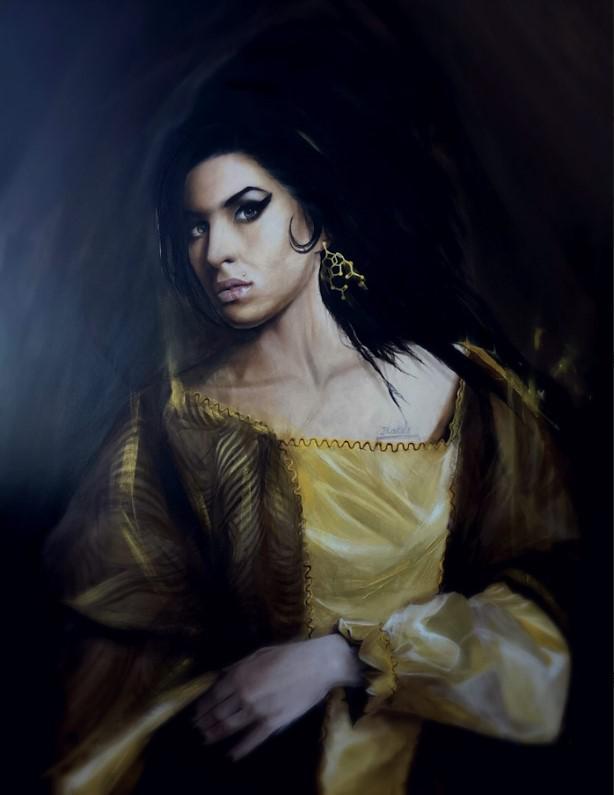 Classic Rock Collection - Amy Winehouse - Framed by Keith Maiden