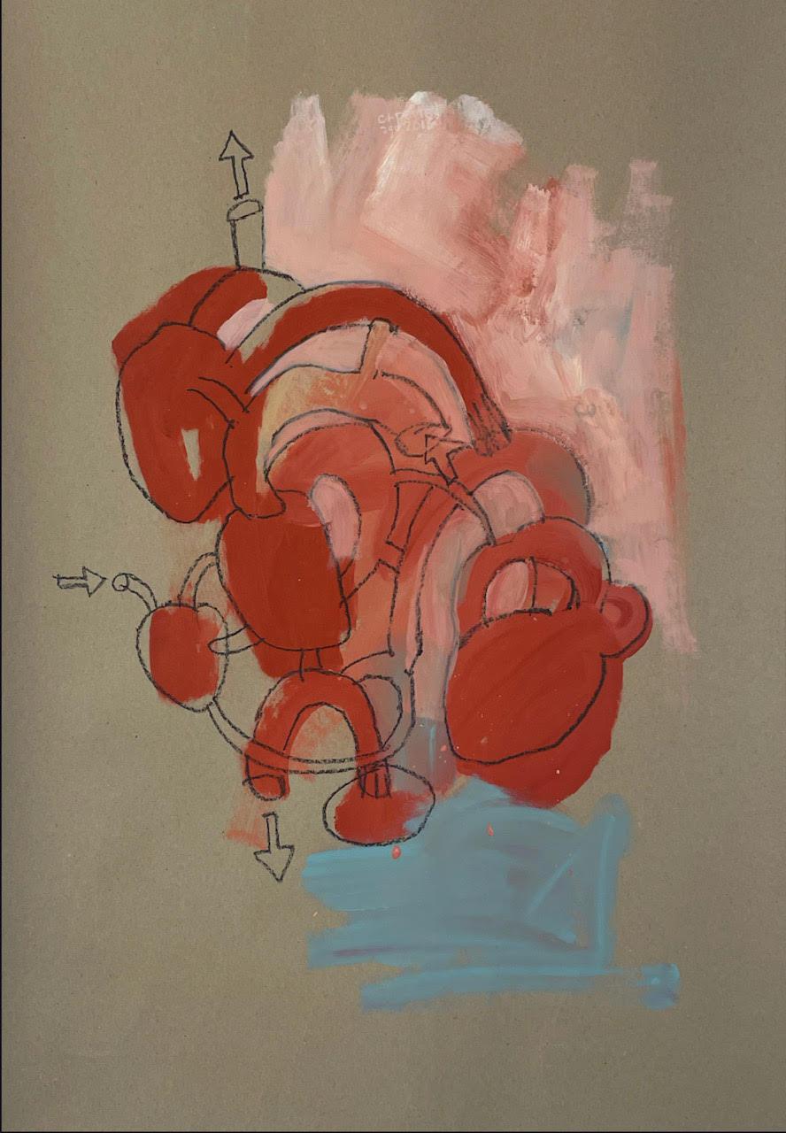 Connected Hearts by Cecile Perret