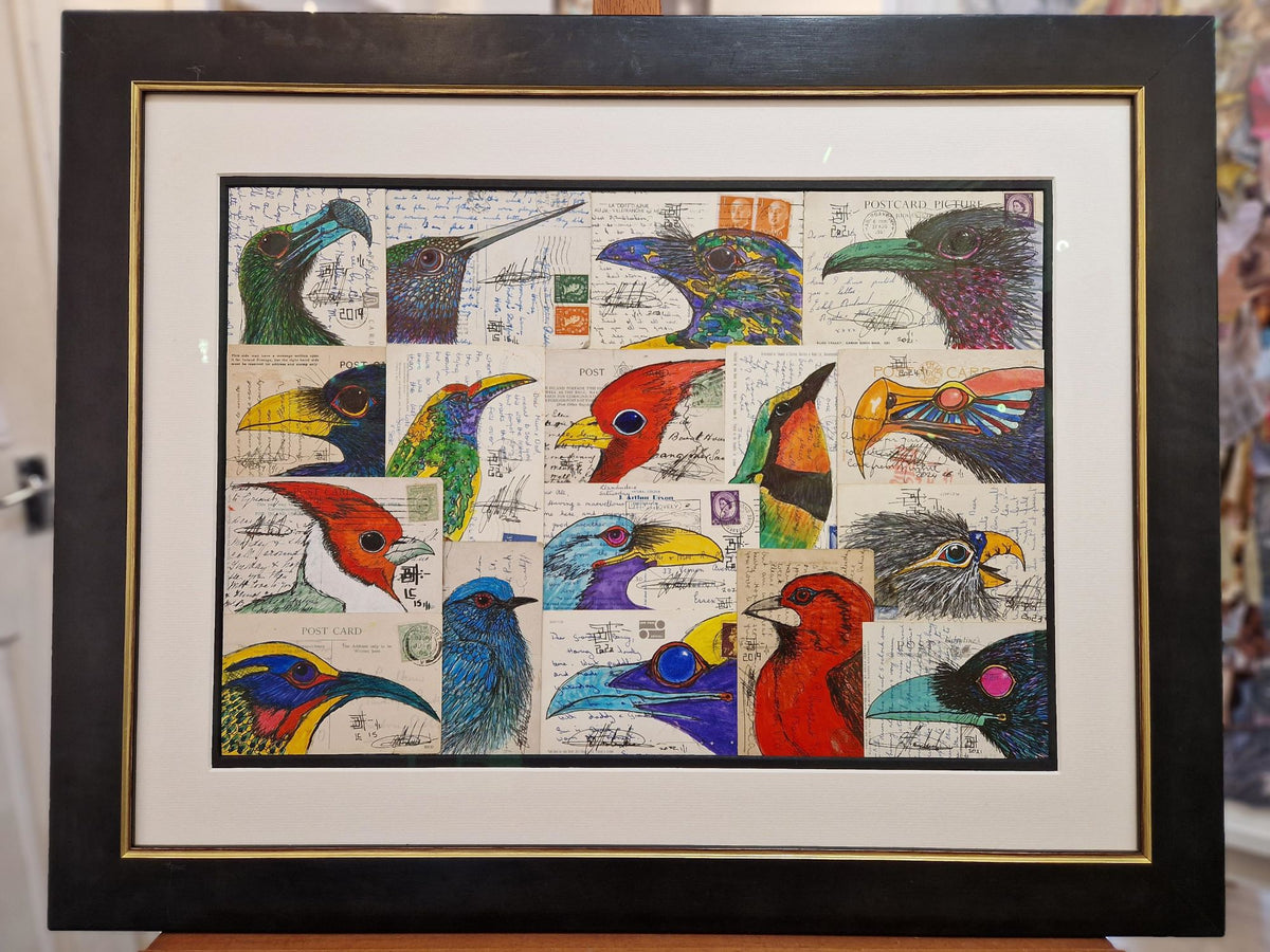 Birds of A Feather - Framed by Art of Protest Gallery