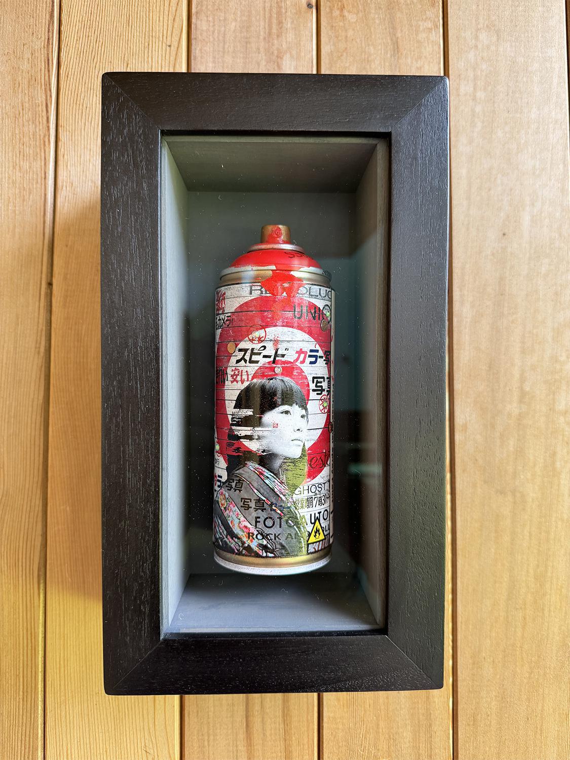 The Long Fade - Red Spray Can by Gareth Tristan Evans