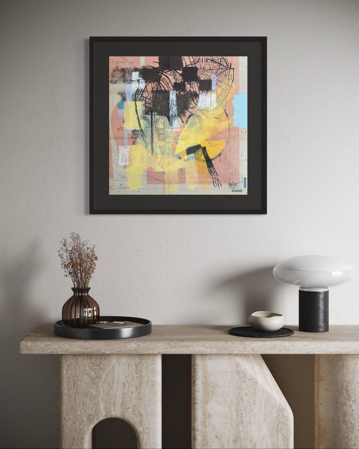 Dark Light - Framed by Cecile Perret