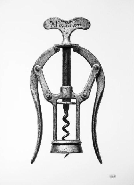 6 Corkscrews - Framed by CJP